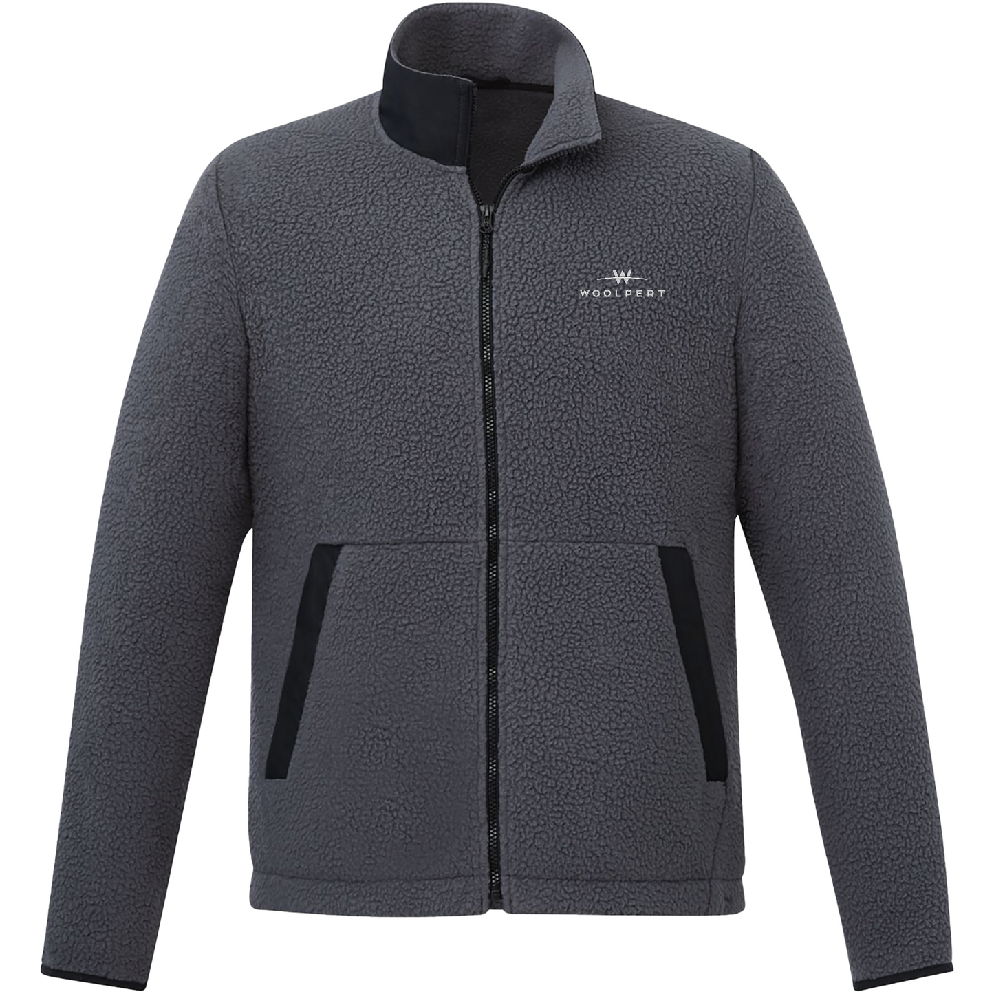 Kahuzi Men's Eco Full Zip Sherpa Fleece Jacket