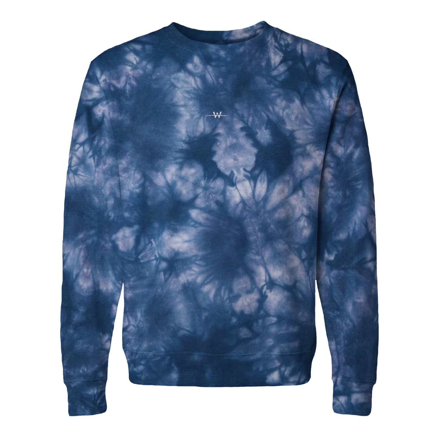 Independent Trading Company Unisex Midweight Tie-Dyed Crewneck Sweatshirt
