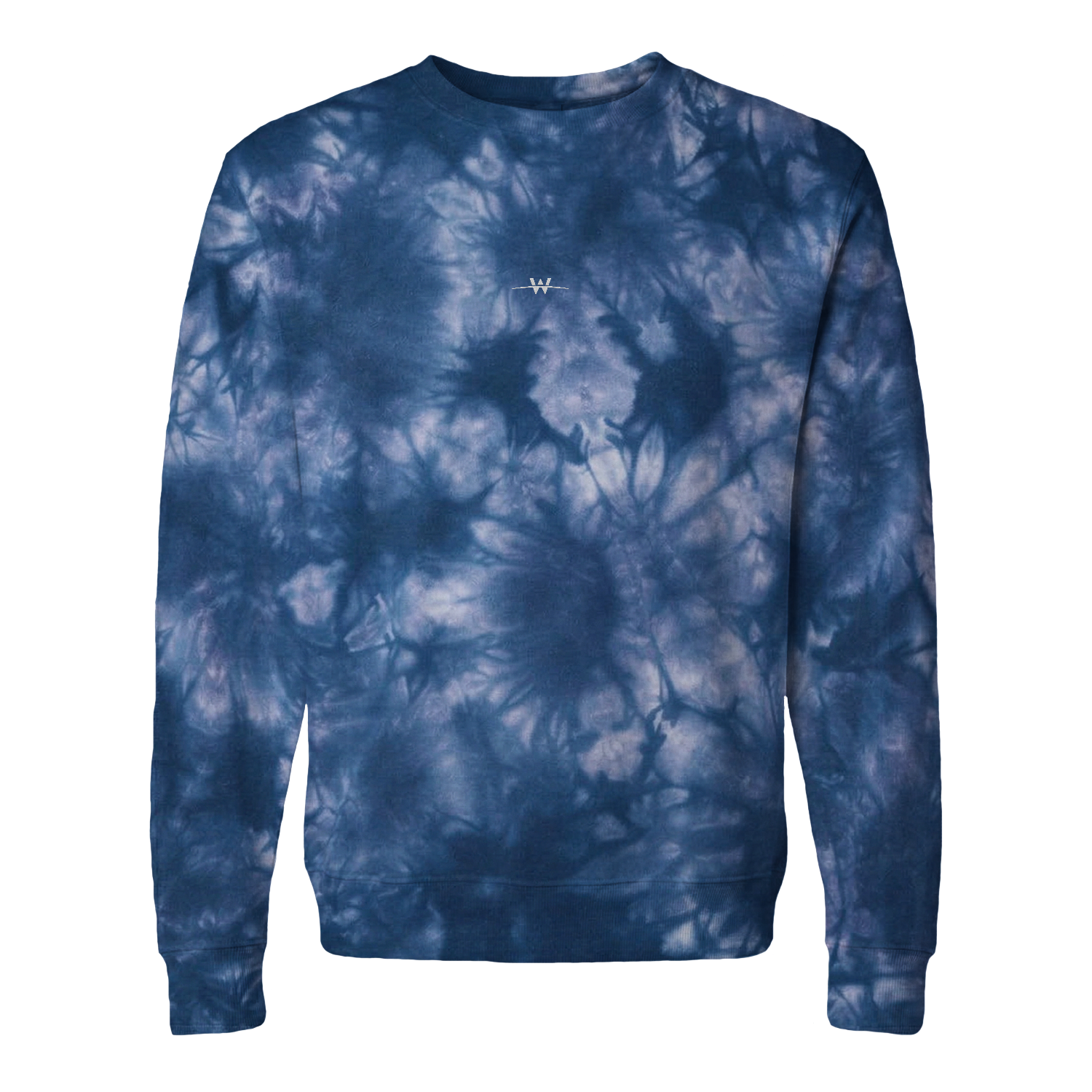 Independent Trading Company Unisex Midweight Tie-Dyed Crewneck Sweatshirt