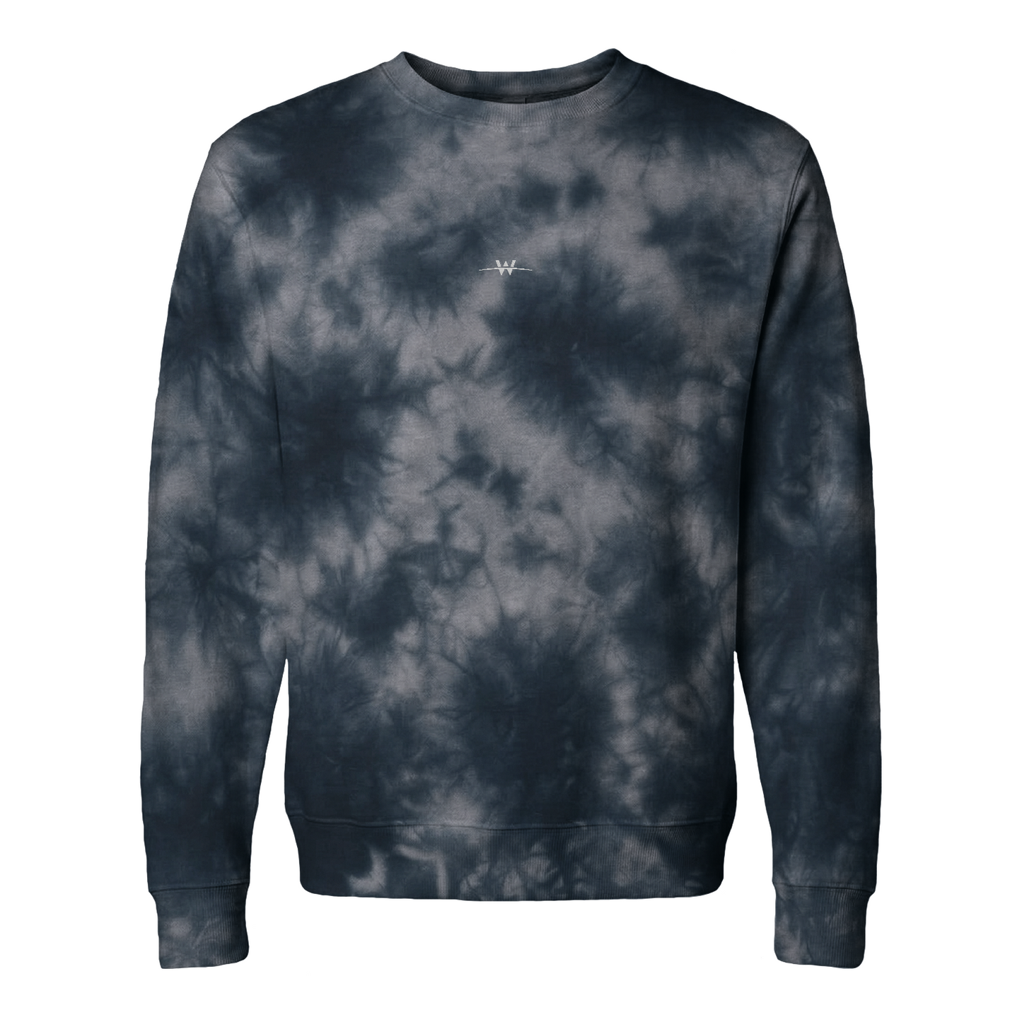 Independent Trading Company Unisex Midweight Tie-Dyed Crewneck Sweatshirt