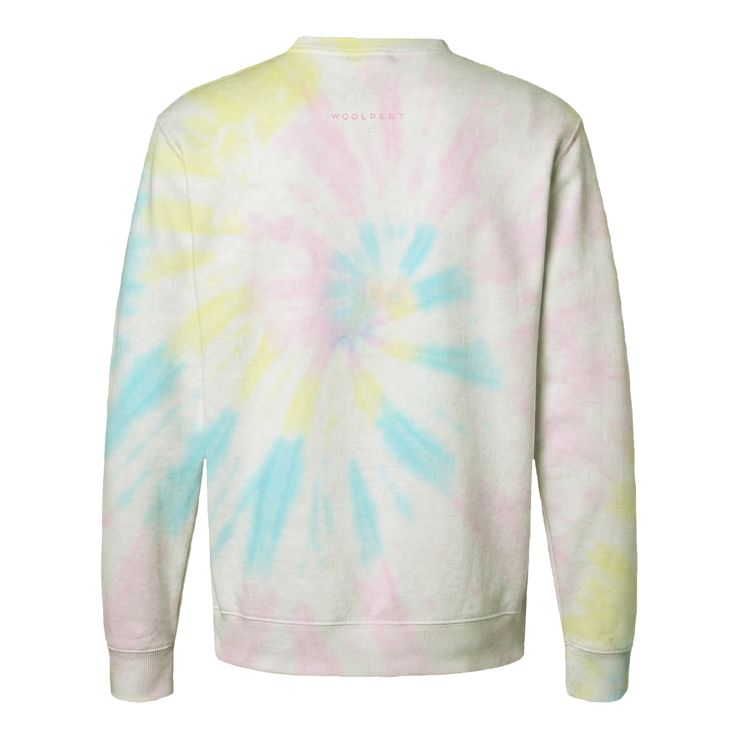 Independent Trading Company Unisex Midweight Tie-Dyed Crewneck Sweatshirt
