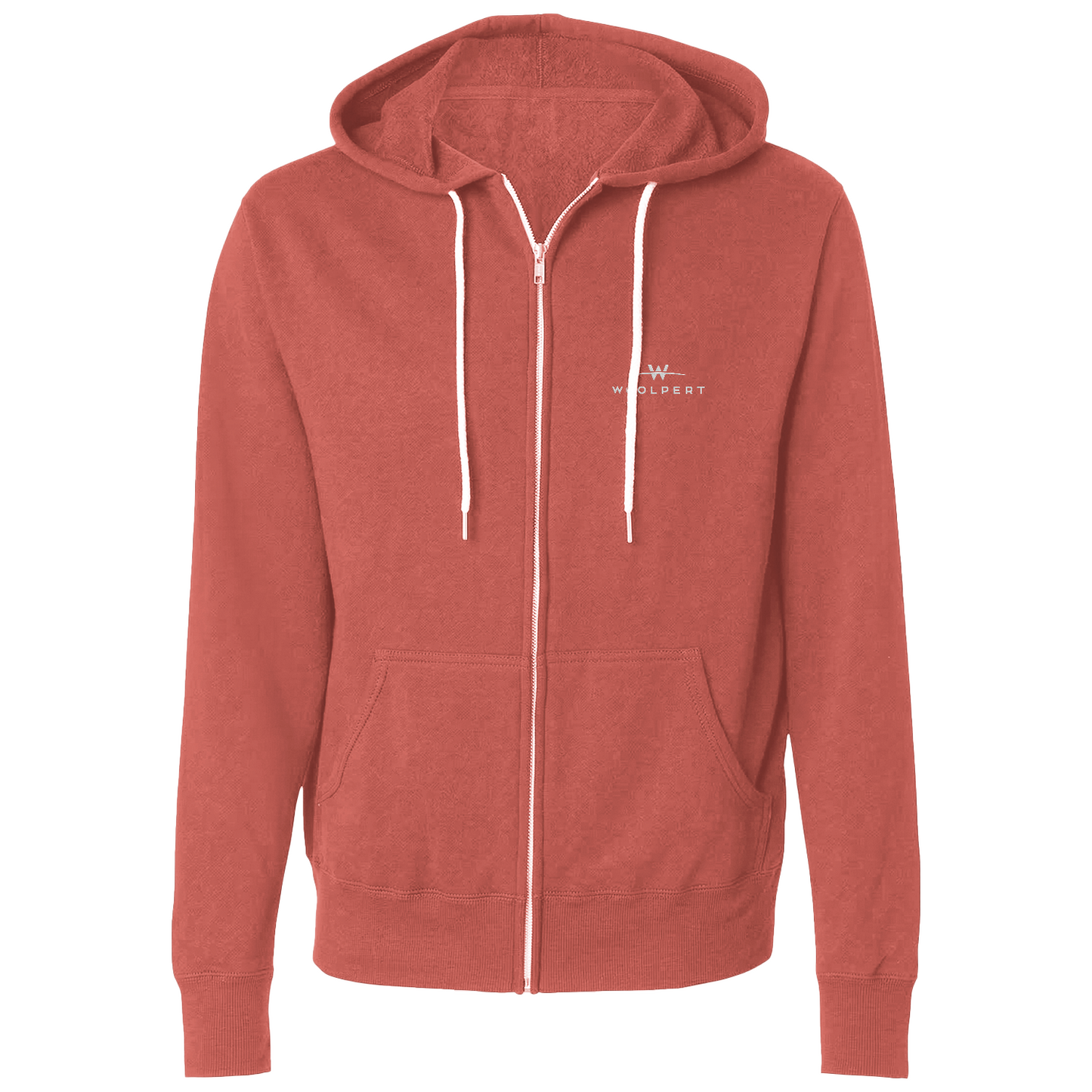 Unisex Lightweight Full-Zip Hooded Sweatshirt