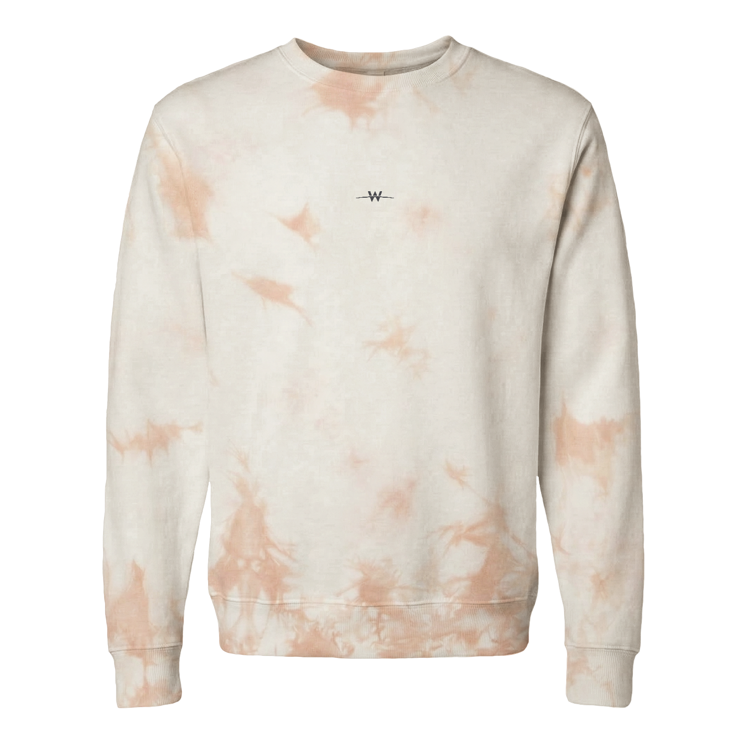 Independent Trading Company Unisex Midweight Tie-Dyed Crewneck Sweatshirt